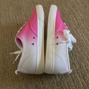 J. Crew Harbor Dip-Dye Sneakers in Soft Fuchsia, Size 8